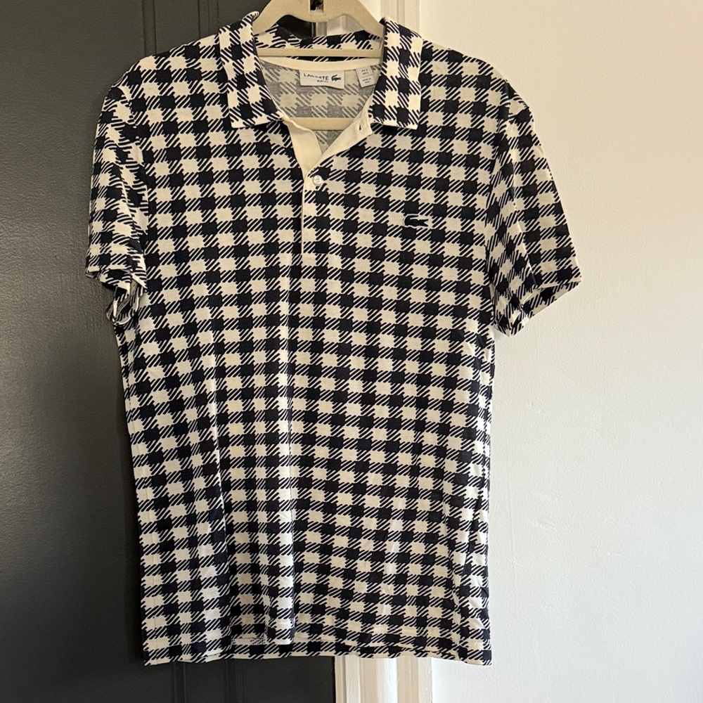 Lacoste Men's Checkered Polo